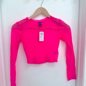 Hot pink shirt